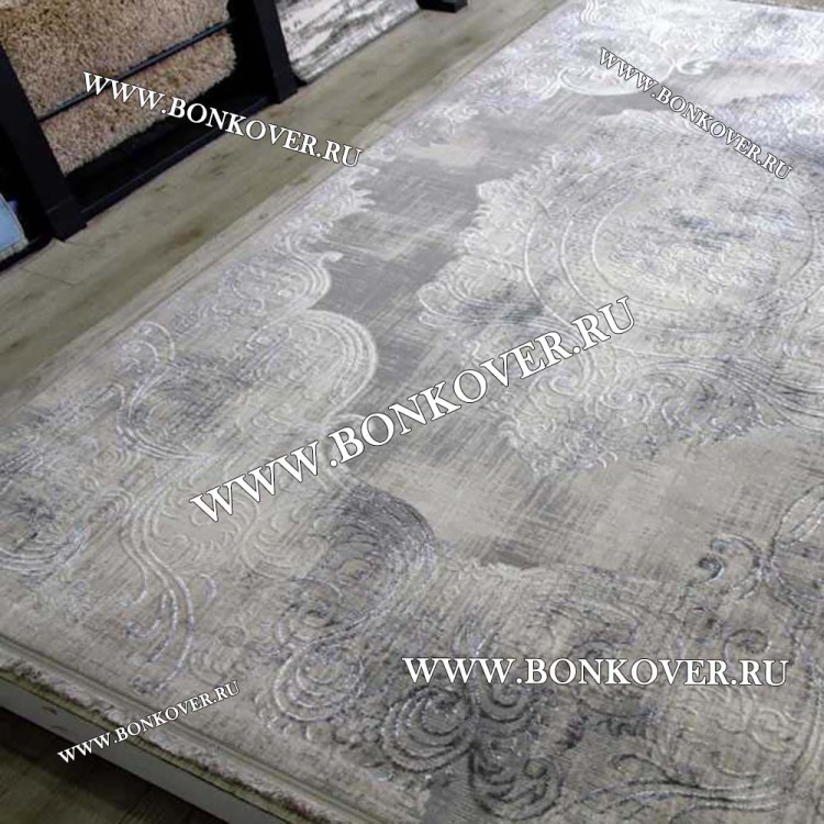 Ковер Турция Для Гостиной Дизайн 62 Серый